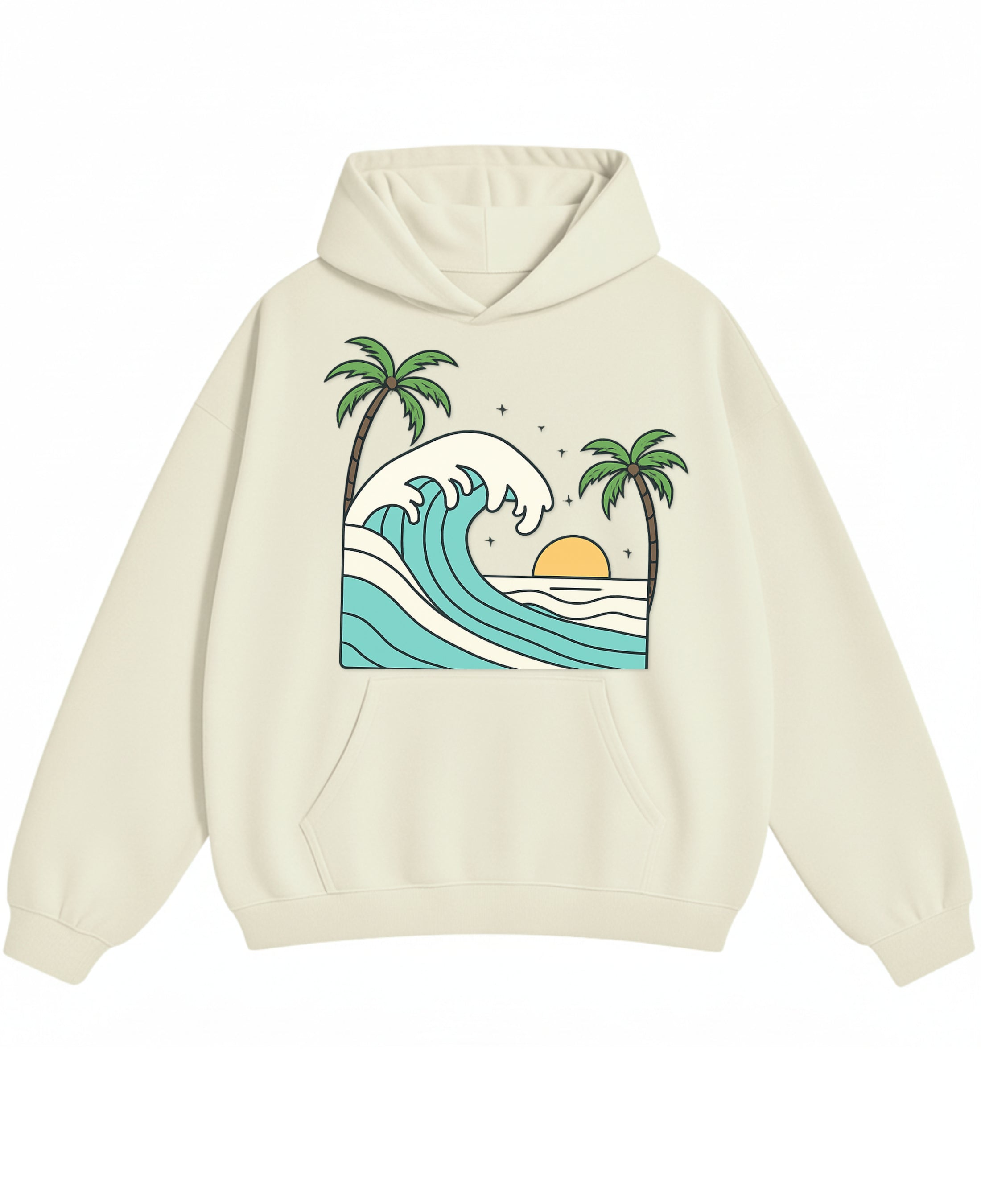 Off-White Oversized Hoodie Front Design